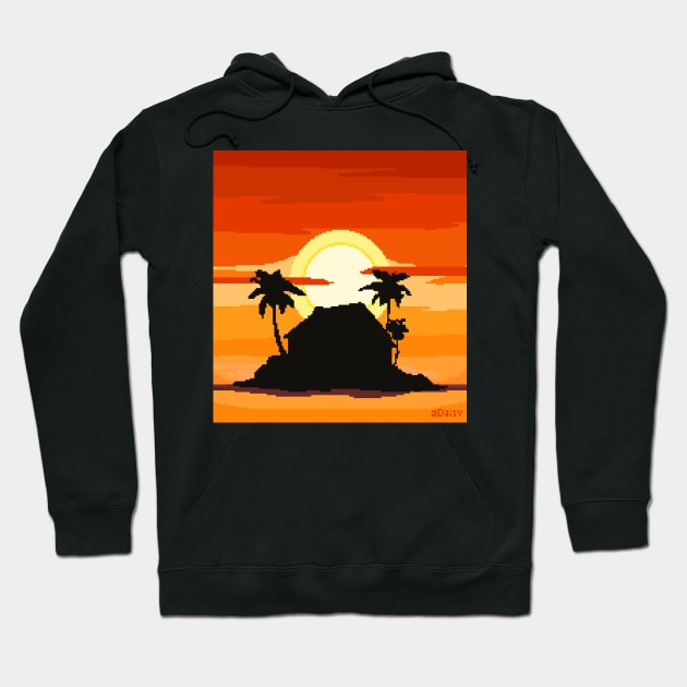 kame  sunset Hoodie by aphro